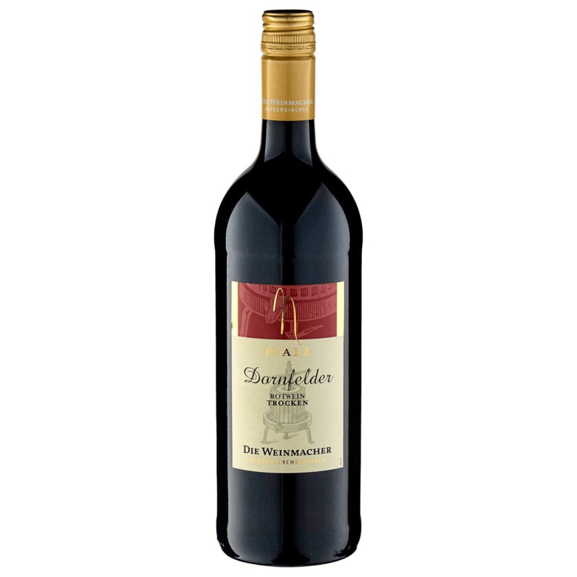 Die Weinmacher Rotwein Dornfelder QbA trocken 1l bei REWE online bestellen!